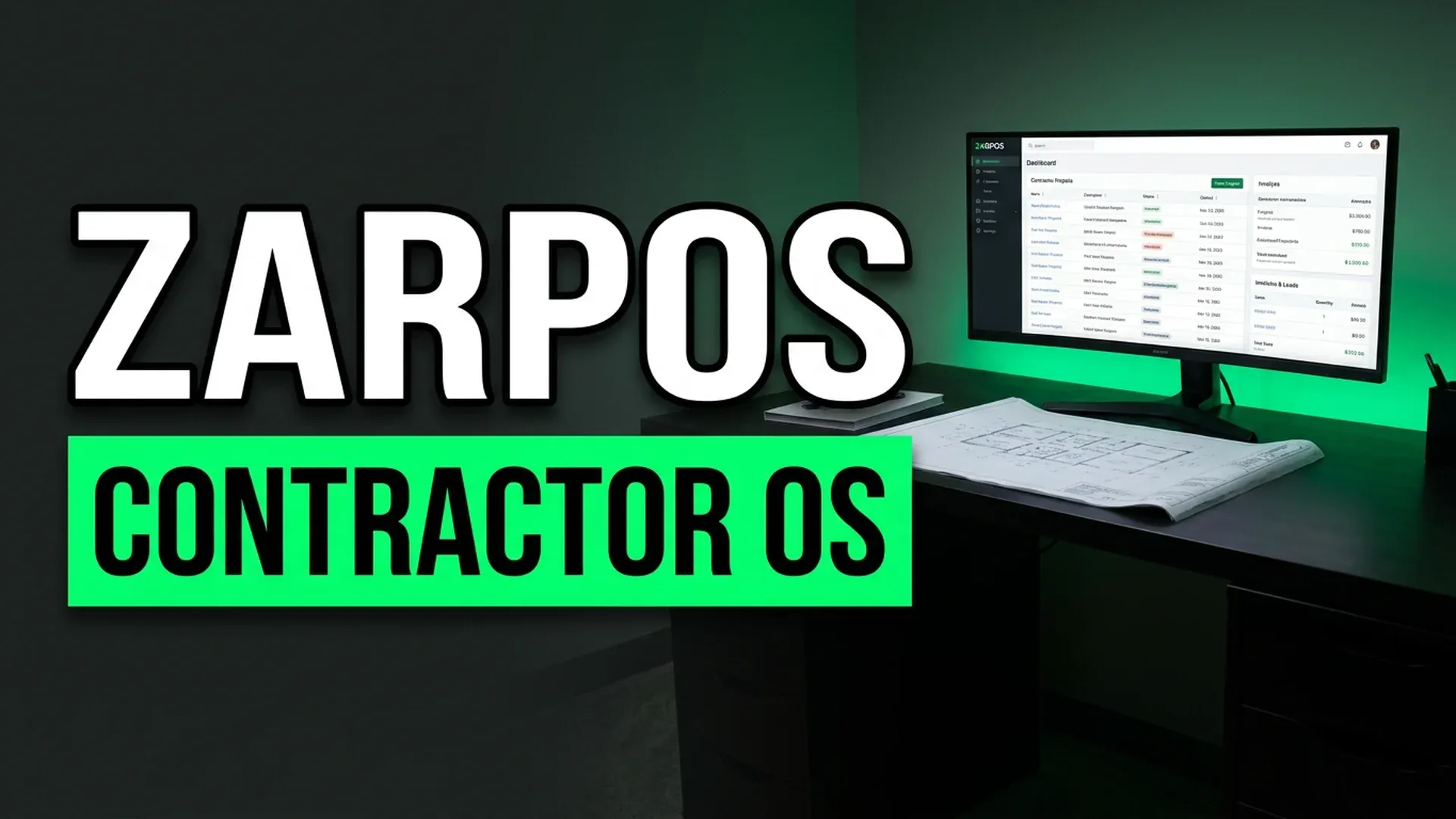 ZarpOS: the contractor OS and everything app for contractors