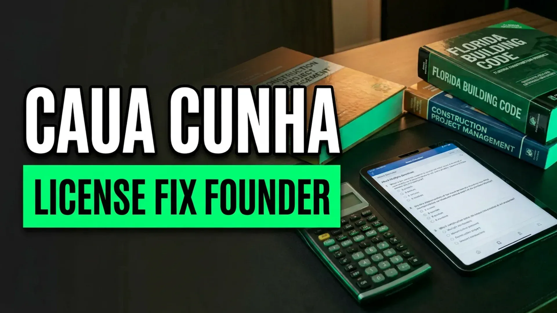 Cauã Cunha, Founder of License Fix School
