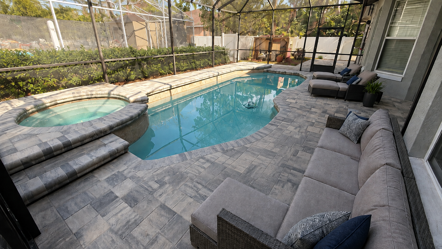 Pool deck pavers in Auburndale | Allbrick Pavers, FL Pool deck pavers in Auburndale | Allbrick Pavers, FL
