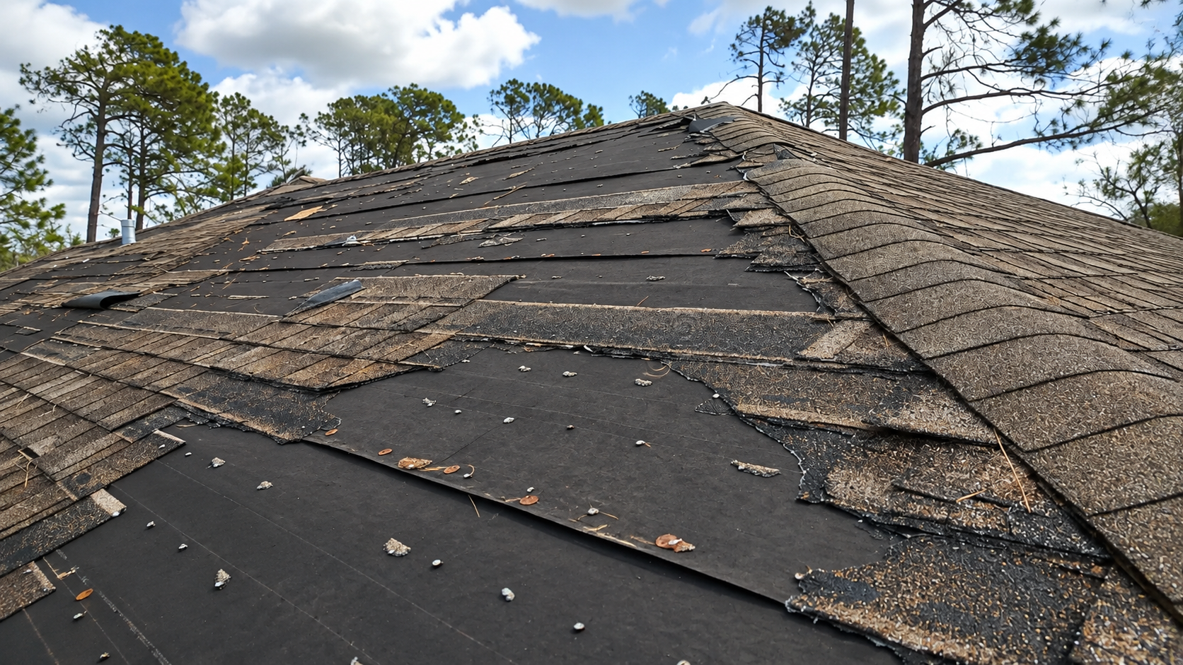 Storm damage signs Plant City roofs show after high winds Storm damage signs Plant City roofs show after high winds