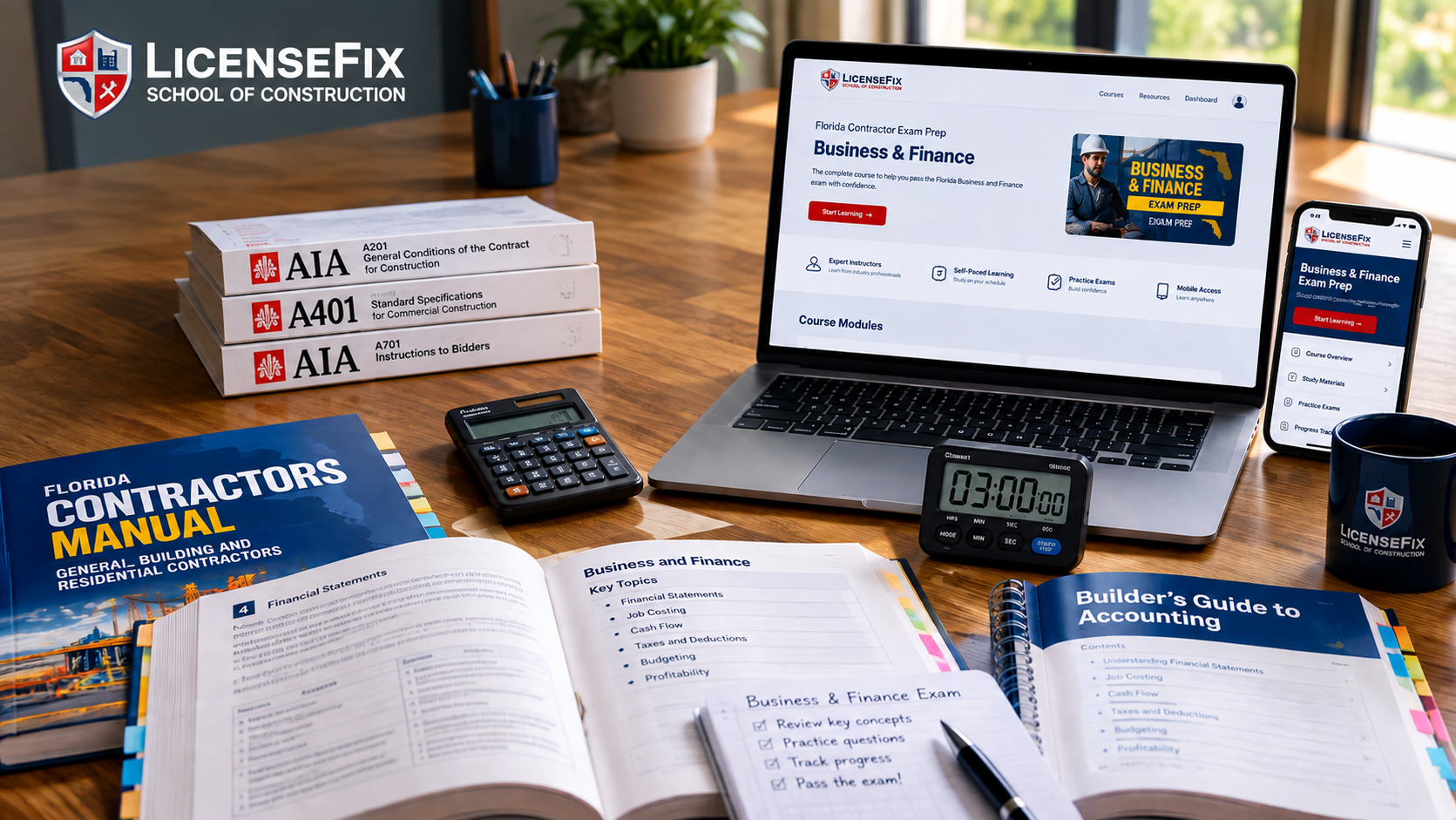 Florida business and finance exam format prep materials with License Fix student portal Florida business and finance exam format prep materials with License Fix student portal